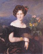Ferdinand Georg Waldmuller Bildnis Johanna Borckenstein Germany oil painting artist